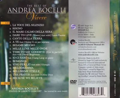 Andrea Bocelli - Vivere - The Best Of Andrea Bocelli-1