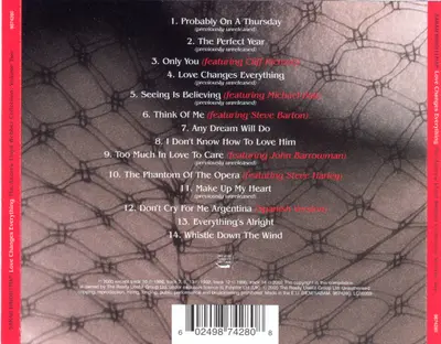 Sarah Brightman - Love Changes Everything (The Andrew Lloyd Webber Collection: Volume Two)-1