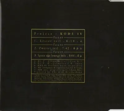 Kode IV - Faust-1