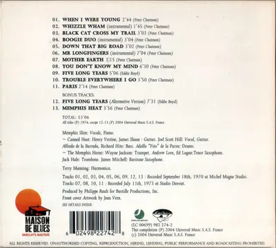 Memphis Slim & Canned Heat With The Memphis Horns - Memphis Heat-1