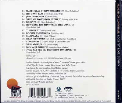 Professor Longhair - Rock 'N' Roll Gumbo-1