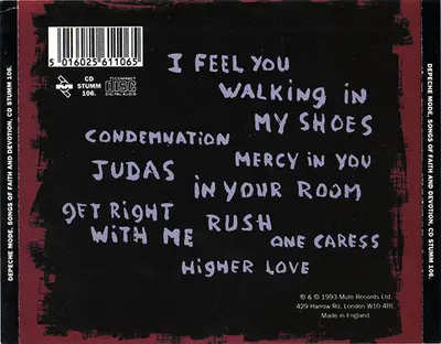 Depeche Mode - Songs Of Faith And Devotion-1