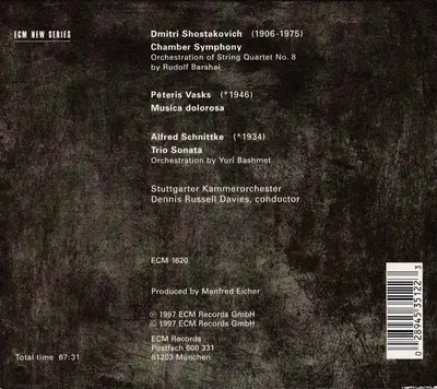 Dmitri Shostakovich / Pēteris Vasks / Alfred Schnittke - Dolorosa-1
