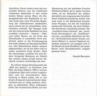 Rosamunde Quartett - Anton Webern / Dmitri Shostakovich / E. F. Burian - Anton Webern / Dmitri Shostakovich / Emil František Burian-10