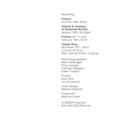 Arvo Pärt - Tabula Rasa-5