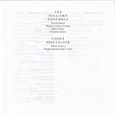 The Hilliard Ensemble - Codex Speciálník-5