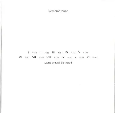 Ketil Bjørnstad - Remembrance-6