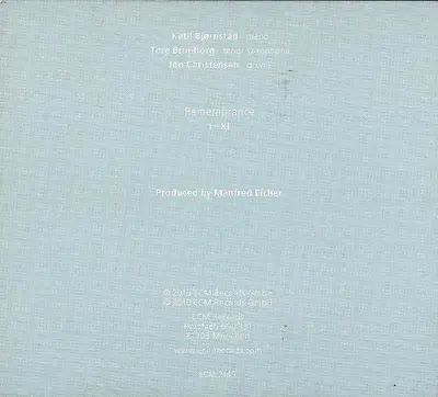Ketil Bjørnstad - Remembrance-2