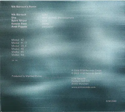 Nik Bärtsch's Ronin - Holon-1
