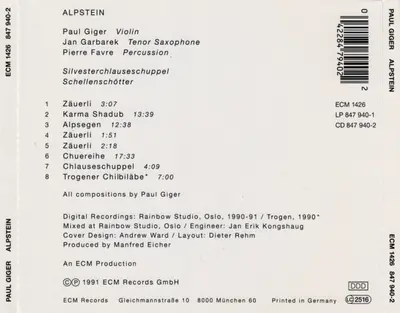 Paul Giger - Alpstein-1