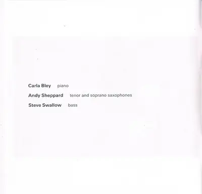 Carla Bley / Andy Sheppard / Steve Swallow - Trios-8