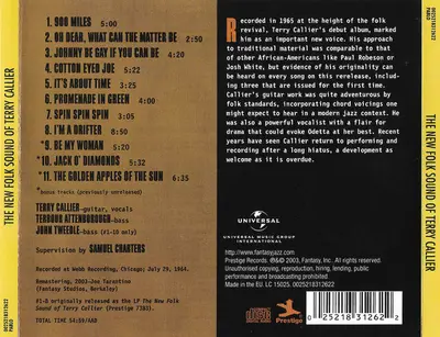 Terry Callier - The New Folk Sound Of Terry Callier-1