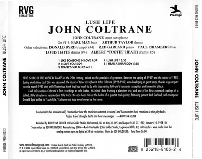 John Coltrane - Lush Life-1