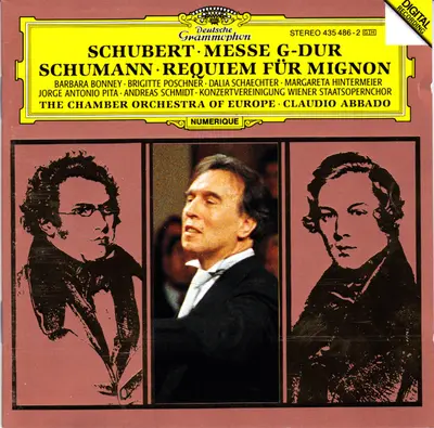 Franz Schubert / Robert Schumann - Barbara Bonney, The Chamber Orchestra Of Europe, Claudio Abbado - Schubert: Mass in G Major, Schumann: Requiem For Mignon-0