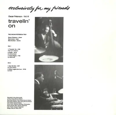 Oscar Peterson - Travelin' On-5