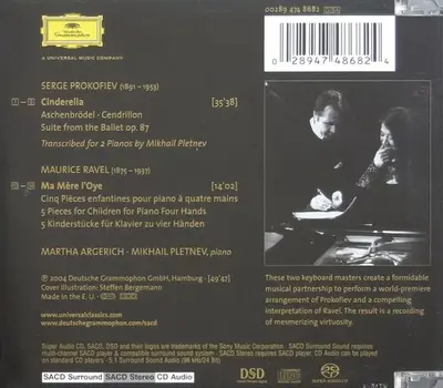Sergei Prokofiev, Maurice Ravel / Martha Argerich, Mikhail Pletnev - Cinderella Suite • Ma Mère L'Oye-1