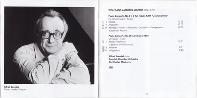 Wolfgang Amadeus Mozart, Alfred Brendel, Sir Charles Mackerras, Scottish Chamber Orchestra - Piano Concertos K271 "Jeunehomme" & K503-7