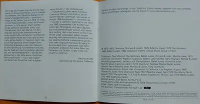 Pyotr Ilyich Tchaikovsky, Los Angeles Philharmonic Orchestra, Zubin Mehta - The Symphonies / Capriccio Italien, 1812 Overture, Romeo And Juliet, Marche Slave, Sleeping Beauty And Nutcracker Suites-14