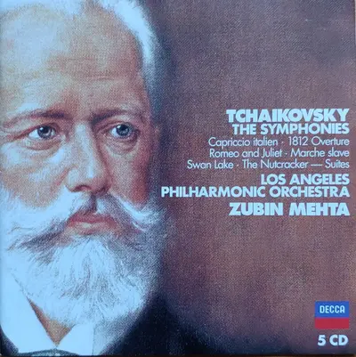 Pyotr Ilyich Tchaikovsky, Los Angeles Philharmonic Orchestra, Zubin Mehta - The Symphonies / Capriccio Italien, 1812 Overture, Romeo And Juliet, Marche Slave, Sleeping Beauty And Nutcracker Suites-2