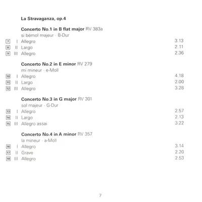 Antonio Vivaldi / The Academy Of Ancient Music, Christopher Hogwood - Concertos, Opp.3 ,4, 8 & 9: L'estro Armonico 🞄 La Stravaganza 🞄 Il Cimento Dell'armonia E Dell'invenzione 🞄 La Cetra-22