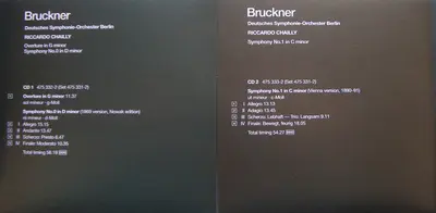 Anton Bruckner / Deutsches Symphonie-Orchester Berlin, Concertgebouworkest, Riccardo Chailly - The Symphonies-7