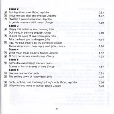 Georg Friedrich Händel - Nancy Argenta · Donna Brown · Lynne Dawson · Barbara Hendricks · Ruth Holton (2) · Anne Sofie Von Otter · Carolyn Watkinson · Michael Chance · Derek Lee Ragin · John Mark Ainsley · Neil Mackie (2) · Nigel Robson · Anthony Rolfe Jo - Israel In Egypt ・ Jephtha ・ Saul ・ Solomon-8
