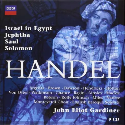 Georg Friedrich Händel - Nancy Argenta · Donna Brown · Lynne Dawson · Barbara Hendricks · Ruth Holton (2) · Anne Sofie Von Otter · Carolyn Watkinson · Michael Chance · Derek Lee Ragin · John Mark Ainsley · Neil Mackie (2) · Nigel Robson · Anthony Rolfe Jo - Israel In Egypt ・ Jephtha ・ Saul ・ Solomon