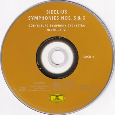 Jean Sibelius, Göteborgs Symfoniker, Neeme Järvi - The Symphonies-19