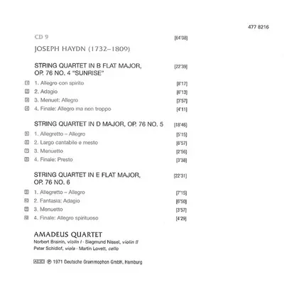 Joseph Haydn - Amadeus-Quartett - 27 String Quartets / Seven Last Words On The Cross-36