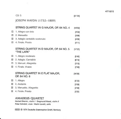 Joseph Haydn - Amadeus-Quartett - 27 String Quartets / Seven Last Words On The Cross-20