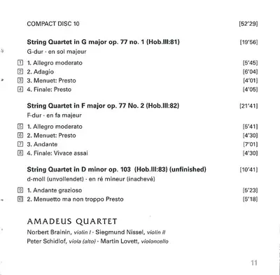 Joseph Haydn - Amadeus-Quartett - 27 String Quartets / Seven Last Words On The Cross-55
