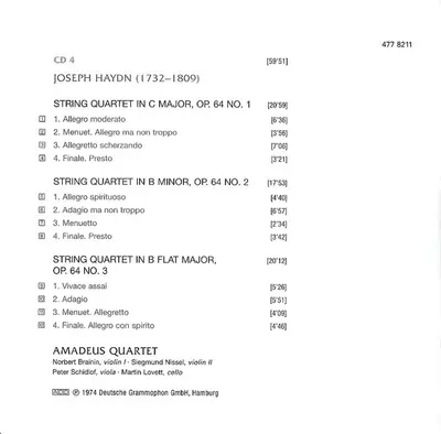 Joseph Haydn - Amadeus-Quartett - 27 String Quartets / Seven Last Words On The Cross-16