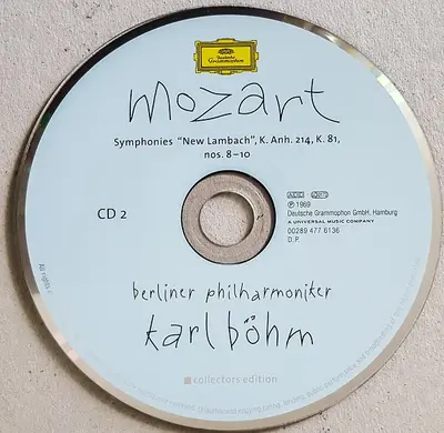 Karl Böhm, Wolfgang Amadeus Mozart, Berliner Philharmoniker - The Symphonies-5