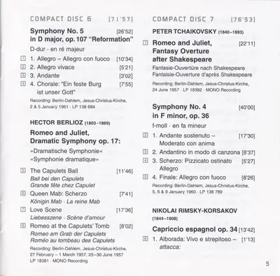Lorin Maazel, Berliner Philharmoniker - Complete Early Berlin Philharmonic Recordings 1957 – 1962-24