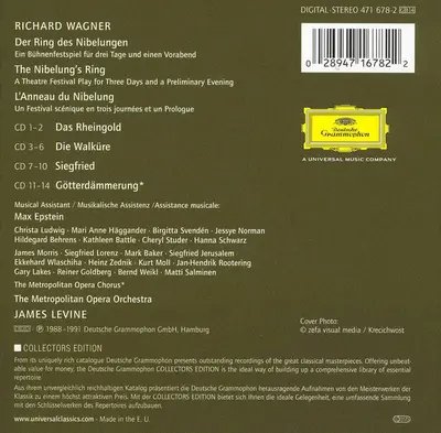 Richard Wagner / The Metropolitan Opera House Orchestra And Metropolitan Opera Chorus, James Levine (2) - Der Ring Des Nibelungen-1