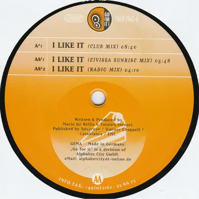 Mario De Bellis Presents: Amedeo Feat. Miss Unknown - I Like It-3