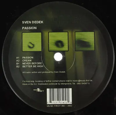 Sven Dedek - Passion