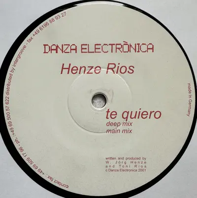 WJ Henze & Toni Rios - Te Quiero