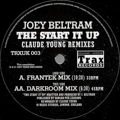 Joey Beltram - The Start It Up (Claude Young Remixes)-2