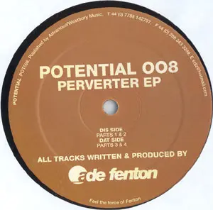 Ade Fenton - Perverter EP