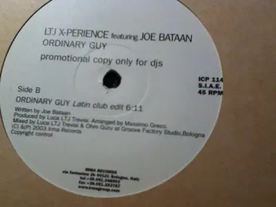 LTJ X-Perience featuring Joe Bataan - Ordinary Guy