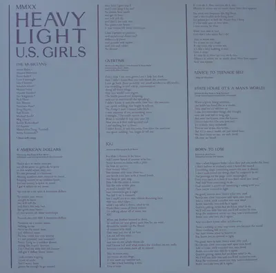 U.S. Girls - Heavy Light-3