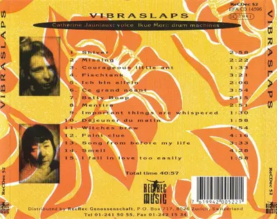 Vibraslaps (2), Catherine Jauniaux, Ikue Mori - Vibraslaps-1