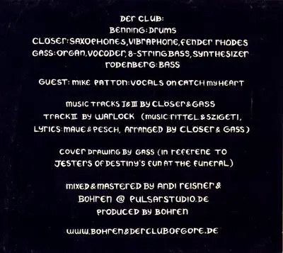 Bohren & Der Club Of Gore - Beileid-2