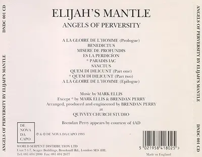 Elijah's Mantle - Angels Of Perversity-1
