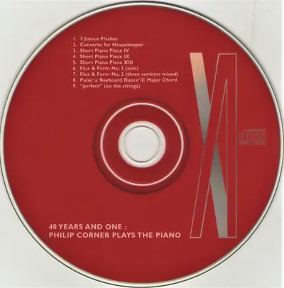 Philip Corner - 40 Years And One: Philip Corner Plays The Piano-2