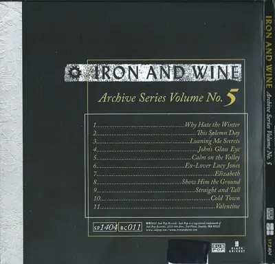 Iron And Wine - Archive Series Volume No. 5-1