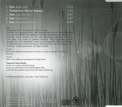 Stereo MC's - Sun-1