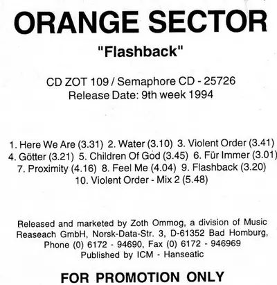 Orange Sector - Flashback-1