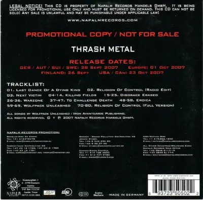 Wolfpack Unleashed - Anthems Of Resistance-1